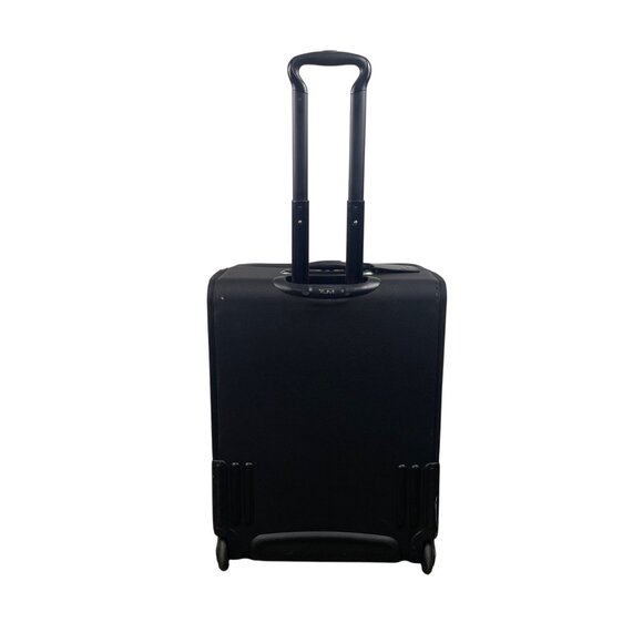 Tumi Black Nylon Wheeled Luggage With Telescopic Handle & “Just In Case” Bag - Picture 3 of 16